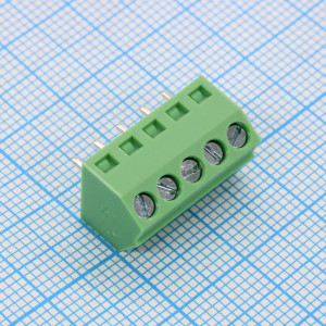 GT381S-3.5-05P-14-00, Винтовой клеммный блок.5 контактов. Серия GT381S-3.5