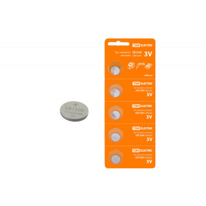 Элемент питания CR1220 Lithium 3V BP-5 SQ1702-0024