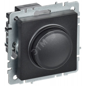 Светорегулятор СП BRITE пов-наж. 600Вт СС10-1-0-БрЧ черн. BR-D20-0600-K02