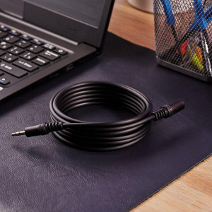 Шнур Стерео 3,5мм гнездо - Стерео 3,5мм штекер, 3м 17-4005