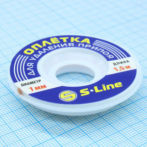 ZD-180 1.0 мм, Оплетка для удаления припоя 1мм