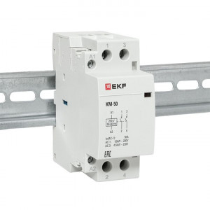 Контактор модульный КМ 50А 2NО (2 мод.) km-2-50-20