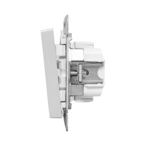 Механизм выключателя, одноклавишный, кнопочный, алюминий Эпика EKF UP1-SWA-13