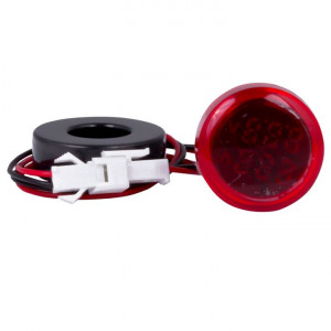 Индикатор значения тока и напряжения ED16-22AVD 100А красн. PROxima ed16-22avd-r, Лампа сигнальная d22-230V красн