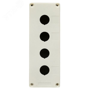 Корпус КП104 4 кнопки бел. cpb-104-w