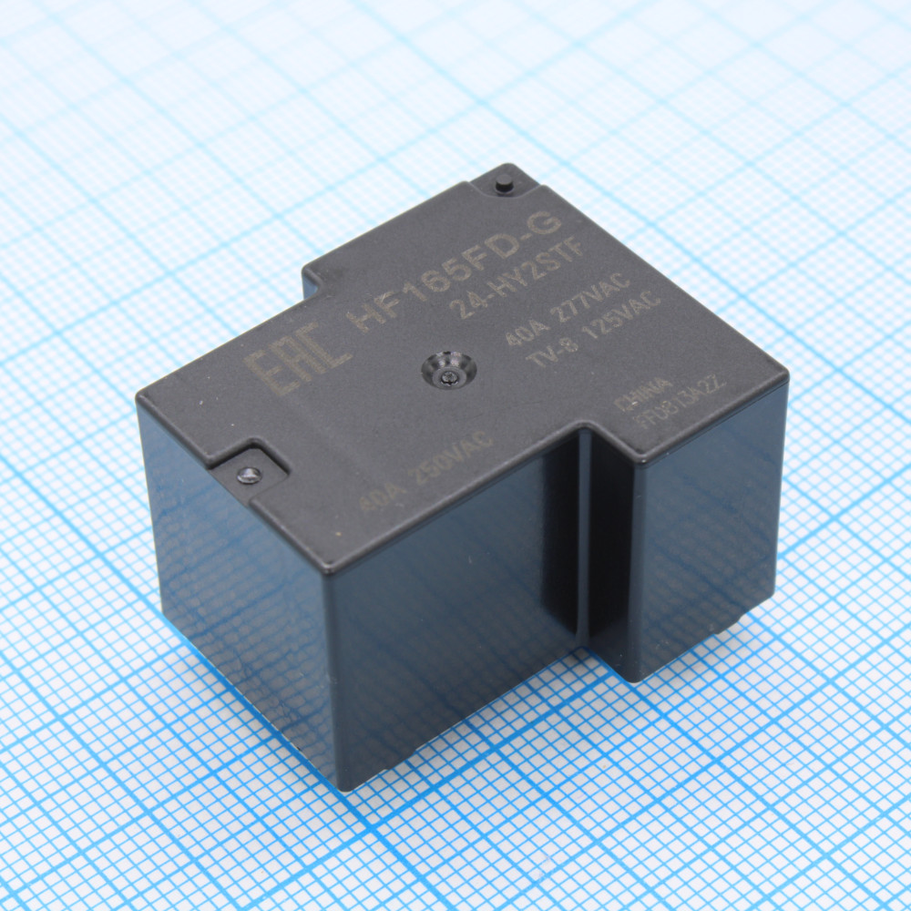 Изображение товара Миниатюрное реле высокой мощности HF165FD-G/24-HY2STF на 24VDC