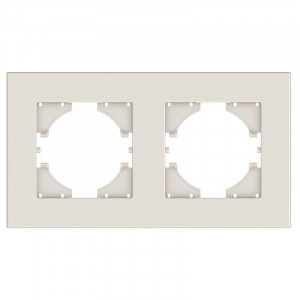 Рамка 2-местн. City беж. С1112-003