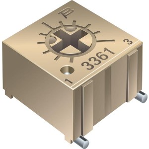 3361P-1-101GLF, Подстроечные резисторы - для поверхностного монтажа 1/4