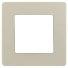 Рамка для розеток и выключателей Серия 12 12-5101-02 на 1 пост, Сатин, слоновая кость Б0052500