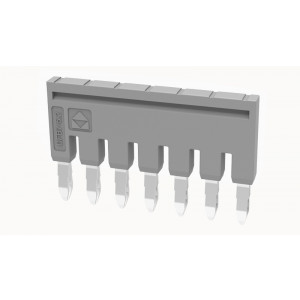 Соединительная перемычка DFB7-5.2-11-00Z(H), Соединительная перемычка, 7 полюсов, изолированная, вилочная, для клемм: DS2.5, цвет: серый