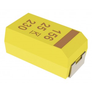 T495D686M025ATE150, ЧИП-конденсатор танталовый твердый  68мкФ 25В  типоразмер D ±20% (7.3х4.3х2.8мм) выводы внутрь SMD 7343-31 0.15Ом 125°С автомобильного применения