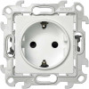 Розетка 1-м СП 24 16А IP20 2P+E Push&Go защ. шторки механизм бел. 2420432-030