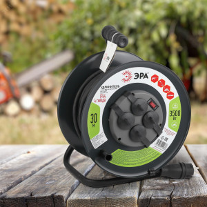 Удлинитель на метал. катушке 4х30м с заземл. 16А IP44 RMx-4es-3х2.5-30m-IP44(KG) КГ 3х2.5 Б0043058