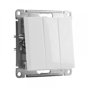 Выключатель 3-кл. СП AtlasDesign 10А IP20 (сх. 1+1+1) 10AX механизм бел. SE ATN000131