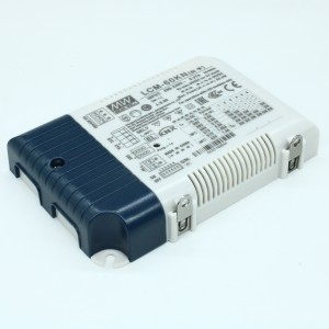 LCM-60KN, AC-DC, 60Вт, стабилизатор тока, вход 180…295В AC, 47…63Гц /254…417В DC, выход 500…1400мA/2…90В, ККМ, изоляция 3750В AC, в кожухе 123.5х81.5х23мм, -30…+60°С, KNX