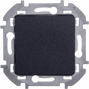 Переключатель 1-кл. Inspiria 10А IP20 250В 10AX механизм антрацит Leg 673653