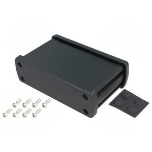 ALUG704BK060, Алюминиевый черный корпус с черными торцевыми панелями
