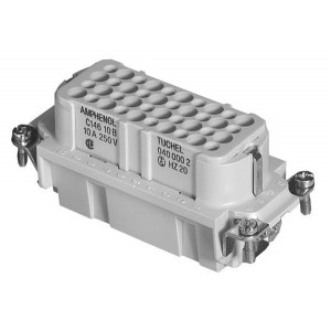 C146-10B040-060-2, Сверхмощные разъемы питания Socket Insert 2+PE Heavy Mate