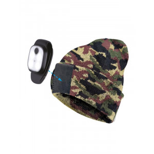 Шапка с фонарем камуфляж свет красн. бел. KOCHat2_d