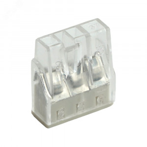 Клемма монтажная 3-проводная для 1-жильного проводника, 32389