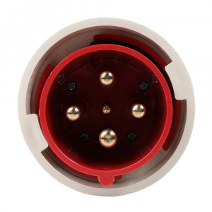 Вилка кабельная 034-63А-6h-380AC-3P+PE-IP67 222742