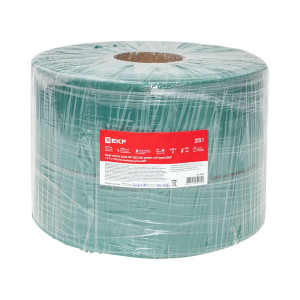 Термоусаживаемая трубка ТУТ нг 120/60 зелёная рулон PROxima tut-120-j