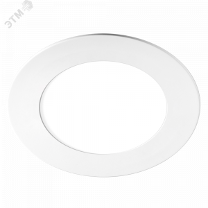 Светильник светодиодный PPL-R WH 6Вт 4000К IP40 d120мм ДВО встраив. ультратонкий кругл. 5008465A