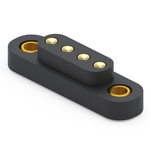 858-10-004-30-012000, Проводные клеммы и зажимы 4mm target Conn SMT with inserts,no pins