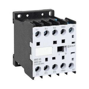 Мини-контактор МКЭ 6А кат. 230В AC 1НО PROxima Mctr-s-6-230