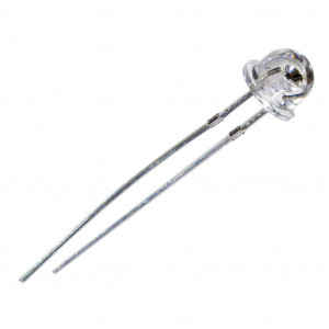 FYL-48D3LURC1C, Светодиод 4,8мм/красный/625нм/900мкд/прозрачный/110°