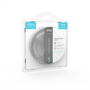 Лента Basic LED 2835/120 12V 9,6W/m 624lm/m 4000K 8mm IP20 3m 1/100 BT063