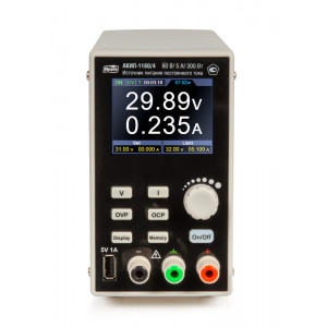 АКИП-1160/6, Источник питания постоянного тока 300Вт, 1 канал 0-60В/10А, дискретность  10мВ/ 1мА