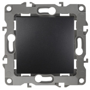 Переключатель 1-кл. СП Эра12 12-1103-05 10А IP20 250В 10AX механизм антрацит Б0014643