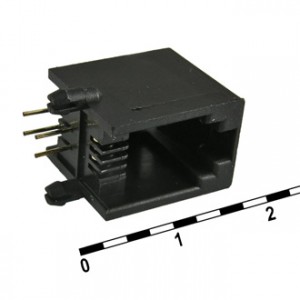 TJ4P4C, Разъем RJ TJ4P4C, под пайку