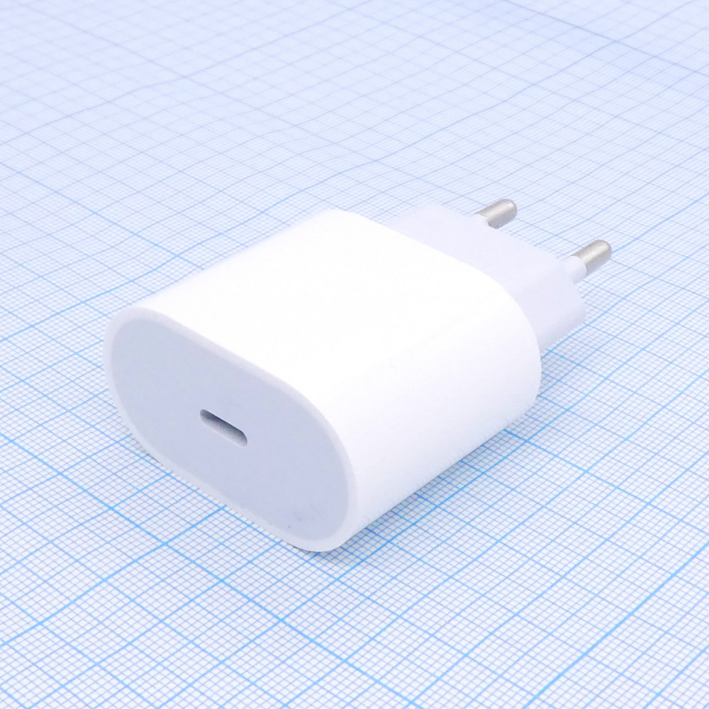Изображение товара USB-C Power Adapter 20W - сетевой блок питания с одним USB-C портом