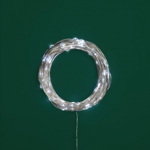 Гирлянда светодиодная "Роса" 20м 200LED бел. 3.6Вт IP44 с трансф. 303-205