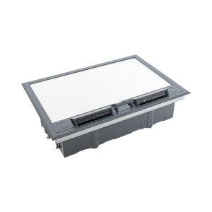 Лючок напольный с изменяемой глубиной C-Line 16 (с приборной рамкой) EKF cl-ln-k-16