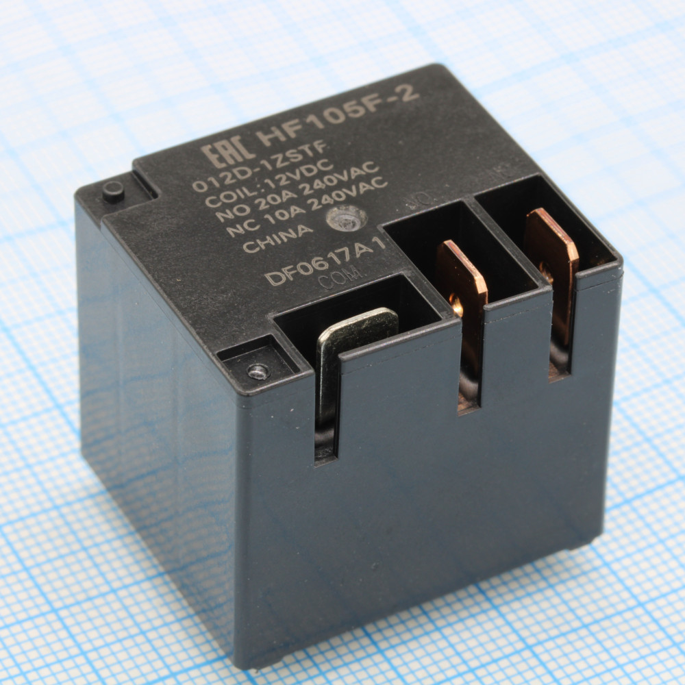 Изображение товара Миниатюрное силовое реле HONGFA HF105F-2/012D-1ZSTF 20А 12В