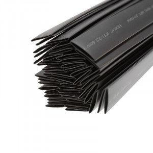 Трубка термоусадочная ТУТ нг 15,0/7,5 черная, термоусаживаемая трубка в метровой нарезке, не поддерживает горение