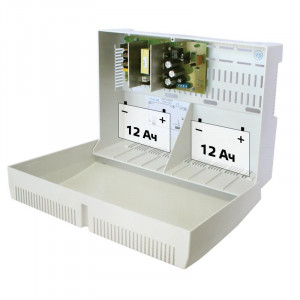 Источник бесперебойного питания СКАТ-2400 24В 3А под АКБ 12А.ч корпус под 2шт без АКБ 105