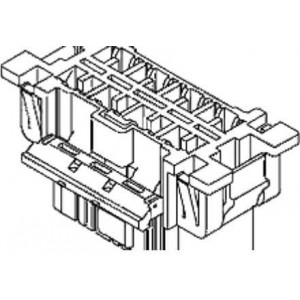51154-1600, Проводные клеммы и зажимы 4.0 W/W REC HSG 4.0 W/W REC HSG