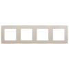 12-5004-02 Рамка на 4 поста, 2, слоновая кость (10/100/2000) Б0014772