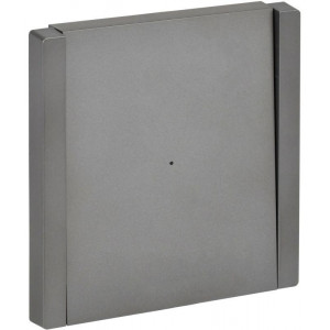 FORTE&PIANO Выключатель 1-клавишный с индикацией 10А FP502 сталь IEK FP-V10-1-10-1-K46