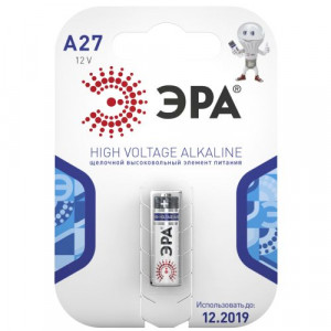 Батарейки A27-1BL SUPER Alkaline (40/160/19200) C0038442