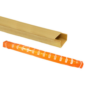 Кабель-канал 60х40 желтая сосна 3D (18м) SQ0402-0609