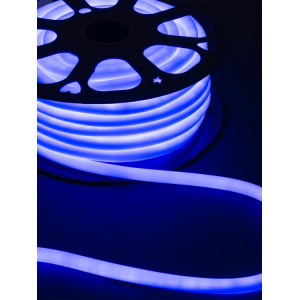 Гибкий неон круглый SMD2835-120 LED/м-220 В-6,5 Вт/м-IP67-синий (25м) SQ0331-1522