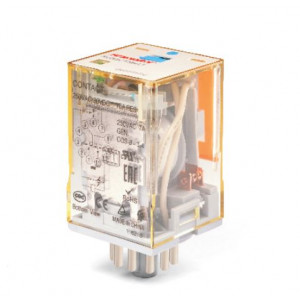 Реле RUB3C5880LT, Реле общего назначения, 3 группы переключающих контактов, 380VAC, 10A, светодиодная индикация, тестовая кнопка, для колодок серий: SUB11-E, SUB11-A
