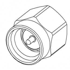 R404N05000, РЧ-клеммы TERM SMA Male 18 GHz 1W