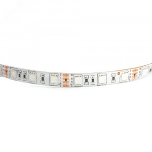 Лента светодиодная LEDх60/м 14.4w/м 12В IP65 красный/зеленый/синий (5м) 27651