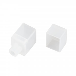 Заглушка MOONLIGHT-CAP-12x17mm-TOP-S-SET 041024, Комплект силиконовых заглушек для гибкого неона MOONLIGHT, сечение 17х12мм. В комплекте заглушка с выводом под кабель питания (вдоль линии сечения ленты) и глухая заглушка. Использовать с герметиком.